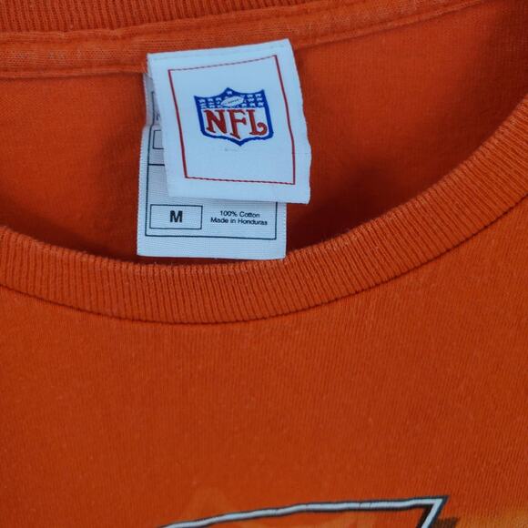 NFL M Miami Dolphins Ronni Brown Orange Short Sleeve T-Shirt - Picture 2 of 3